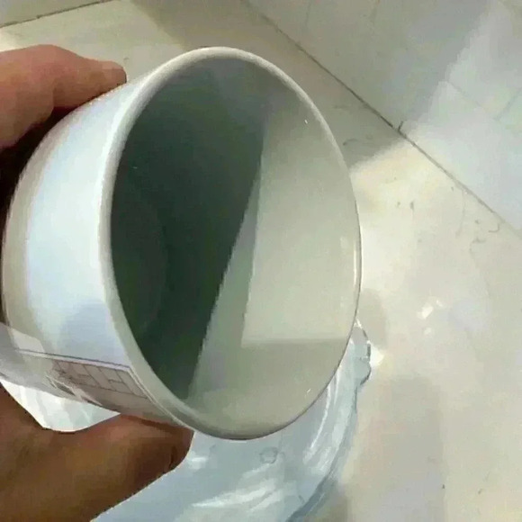 VTG Otagiri Japan White Cat In Window Raised Embossed Curtis Swann Coffee Mug - Picture 10 of 12